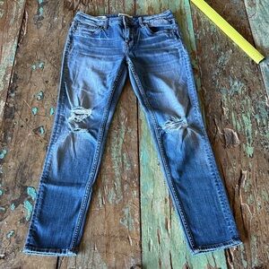 Vigoss Blue Distressed Skinny Jeans